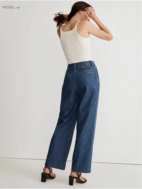 Madewell Harlow Wide-Leg Jeans Size 27 - Picture 4 of 8